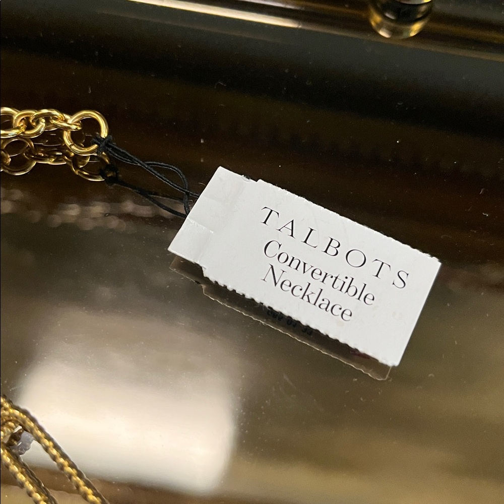 Talbots blonde tortoise pendant necklace - Picture 5 of 8